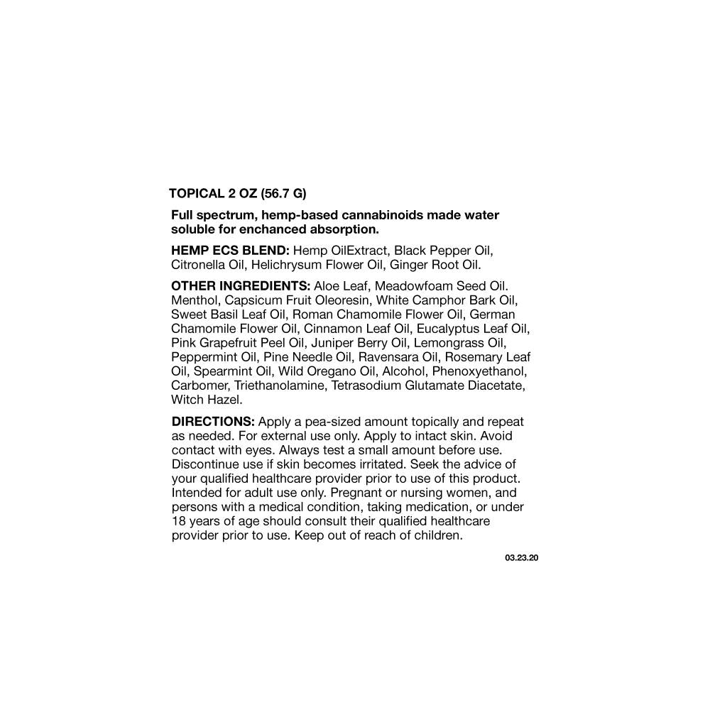 UltraCell - Full Spectrum Hemp CBD Topical 2oz (60mL)