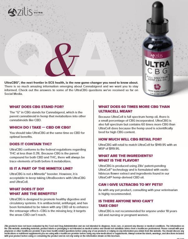 UltraCBG- Full Spectrum CBG Oil 1oz (30mL)